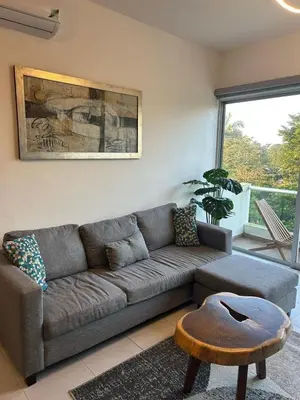 Zona de estar de Apartamento con acceso directo al río