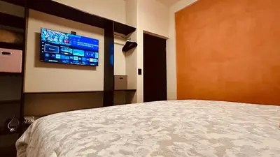 Cama o camas de una habitación en Kevin
