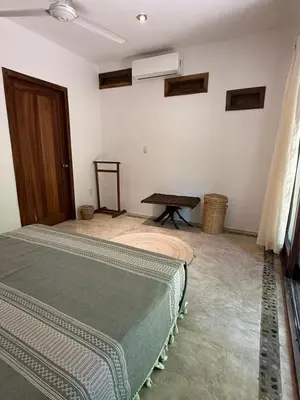 Cama o camas de una habitación en La baxada mazunte