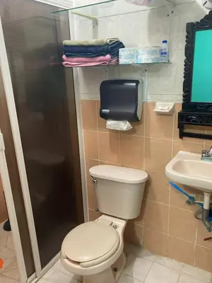 Un baño de Casa en boca del río con todas las comodidades