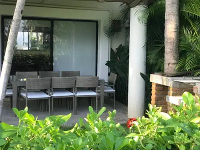 Jardín al aire libre en Beautiful Villa at Mayan Palace Acapulco Diamante