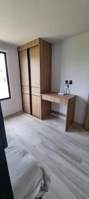 Cama o camas de una habitación en Casa con alberca y wifi para 10 huéspedes Morelos
