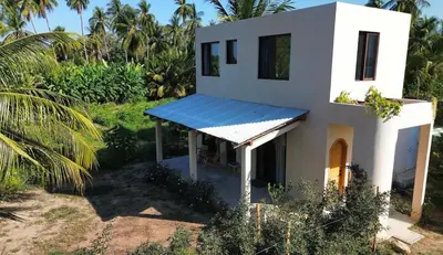 Jardín al aire libre en Casita Kooyuchi