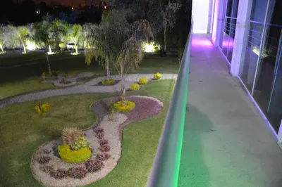 Jardín al aire libre en Quinta Souffle