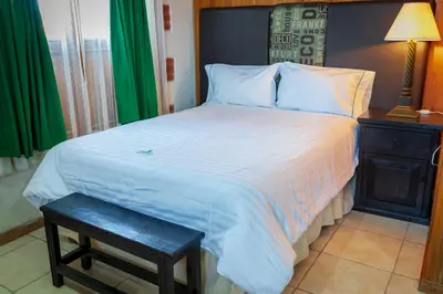Cama o camas de una habitación en Hotel Vitorina
