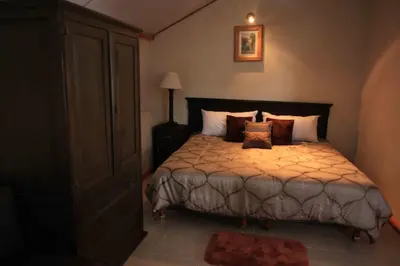 Cama o camas de una habitación en Hotel Vitorina