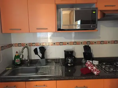 Una cocina o zona de cocina en Casa Molcajete