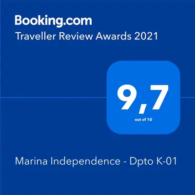 Certificado, premio, señal o documento que está expuesto en Marina Independence - Dpto K-01