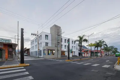 El barrio de los alrededores o un barrio cerca de este apartahotel