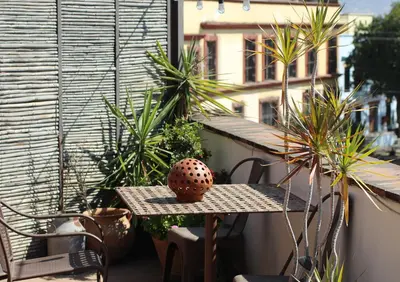 Un balcón o terraza de La Cochinilla Hotel Boutique