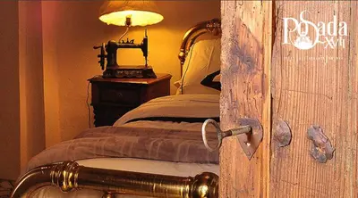 Cama o camas de una habitación en Hotel Boutique Posada XVII