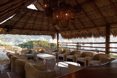 Un restaurante o sitio para comer en Casa Lisa