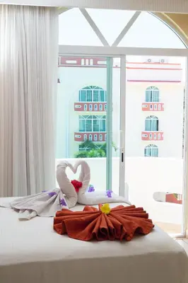 Cama o camas de una habitación en Casa Danna Huatulco