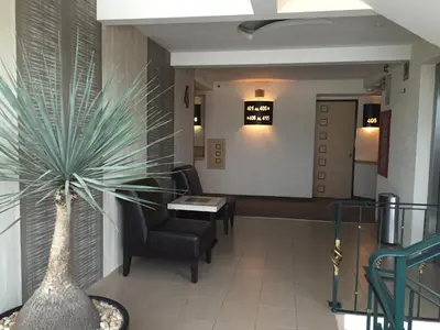 Zona de estar de Hotel La Luna
