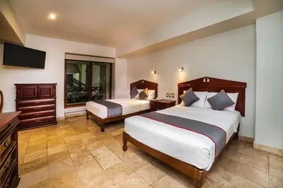 Cama o camas de una habitación en Hotel Imperial