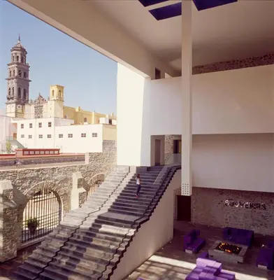 Un balcón o terraza de La Purificadora, Puebla, a Member of Design Hotels