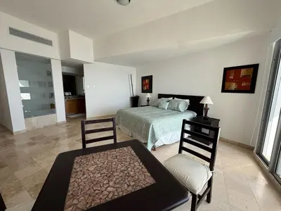 Zona de estar de Departamento Playa Punta Diamante