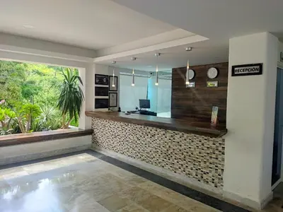 El vestíbulo o zona de recepción de Hotel Aristos Acapulco