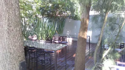 Jardín al aire libre en Casa Tepoztlán