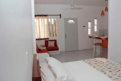 Cama o camas de una habitación en Hotel y Suites Del Paci­fico