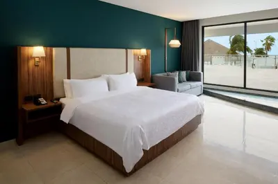 Cama o camas de una habitación en Holiday Inn Veracruz-Boca Del Rio by IHG