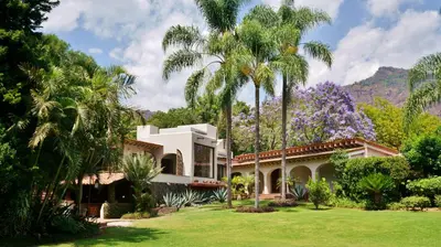 Jardín al aire libre en Amomoxtli