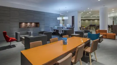 Zona de estar de Holiday Inn Express Puebla by IHG