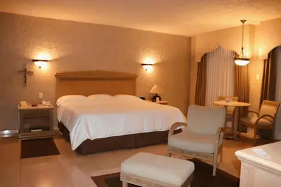 Cama o camas de una habitación en Suites Layfer, Córdoba, Veracruz, México