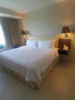 Cama o camas de una habitación en Holiday Inn Puebla La Noria by IHG