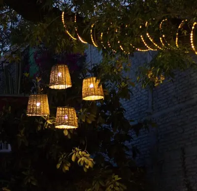 Jardín al aire libre en Casa Moctezuma