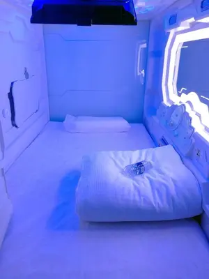 Cama o camas de una habitación en Izzzleep Aeropuerto Terminal 1