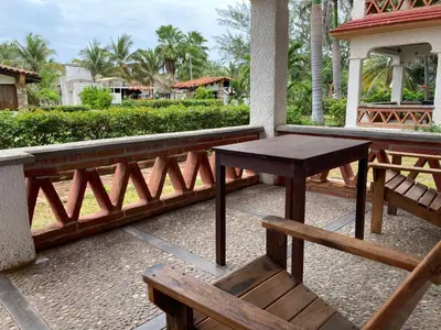 Un balcón o terraza de Hotel Arcoiris