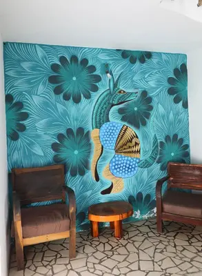 Zona de estar de Hotel Playa Zipolite
