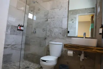 Un baño de Hotel Playa Zipolite