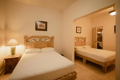 Cama o camas de una habitación en Hotel Casa Guivá