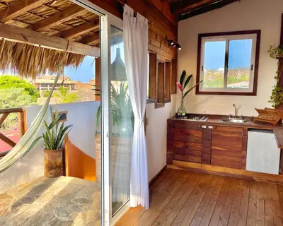 Un balcón o terraza de Hotel Casa Mixteca