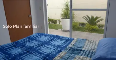 Cama o camas de una habitación en Residencial Club Nautico Teques
