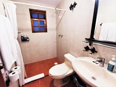 Un baño de Hotel Casa de la Tía Tere