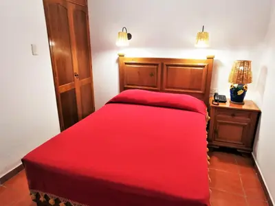 Cama o camas de una habitación en Hotel Casa de la Tía Tere