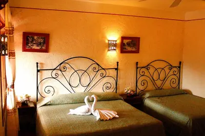 Cama o camas de una habitación en Hotel Maela