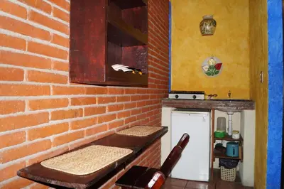 Una cocina o zona de cocina en Casa Xochimilco