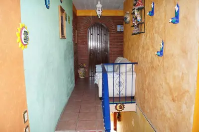 Cama o camas de una habitación en Casa Xochimilco