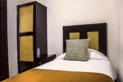 Cama o camas de una habitación en Múcara hotel