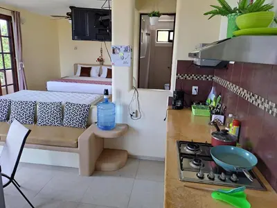 Una cocina o zona de cocina en Posada Nautica