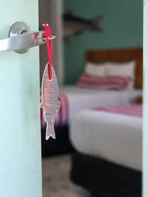 Cama o camas de una habitación en Mas Basico Hotel