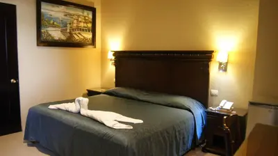 Cama o camas de una habitación en Hotel San Francisco