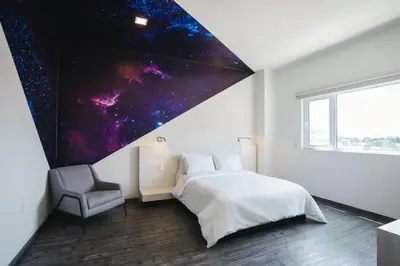 Cama o camas de una habitación en Life Hotel