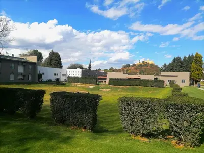 Jardín al aire libre en Villas Arqueologicas Cholula
