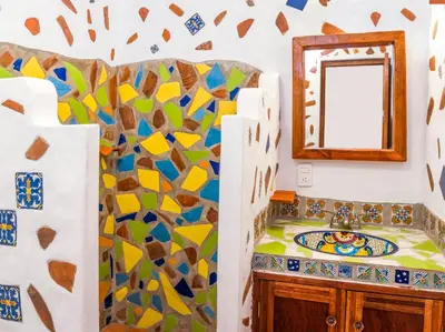 Un baño de Casa Miguel Arcangel