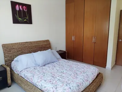 Cama o camas de una habitación en Casa Diamante en Zona Diamante